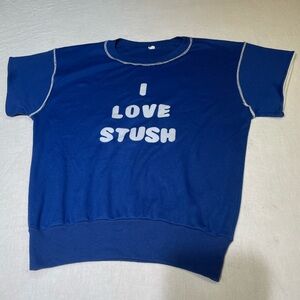 Study short sleeve with 'I Love Stush' Design